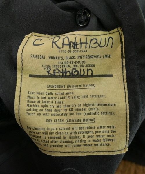 MILITARY（ミリタリー）ステンカラーコート 黒 サイズ:-(L位) レディース/2200634203015