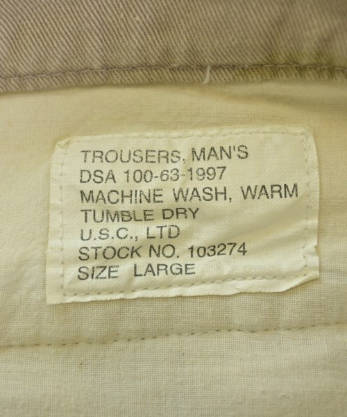 MILITARY（ミリタリー）カーゴパンツ カーキ サイズ:L メンズ/2200614950083