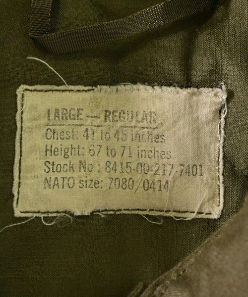 MILITARY（ミリタリー）ミリタリーブルゾン カーキ サイズ:L メンズ/2200621345025