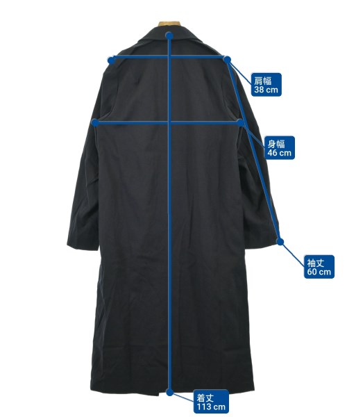 MILITARY（ミリタリー）ステンカラーコート 紺 サイズ:-(L位) メンズ/2200680873019