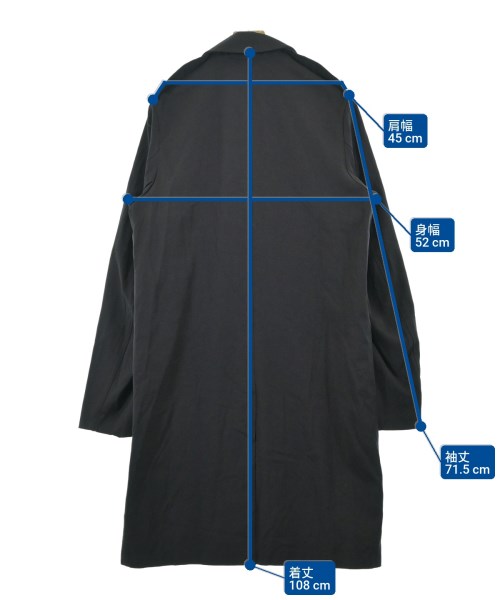 MILITARY（ミリタリー）ステンカラーコート 紺 サイズ:-(M位) メンズ/2200680873026