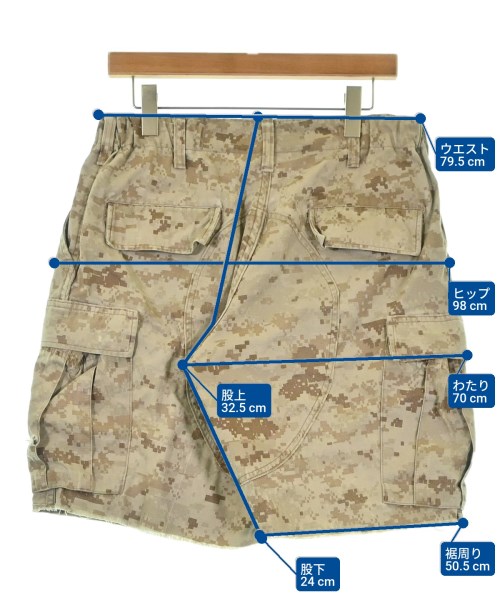 MILITARY（ミリタリー）ショートパンツ ベージュ サイズ:-(M位) メンズ/2200680994059