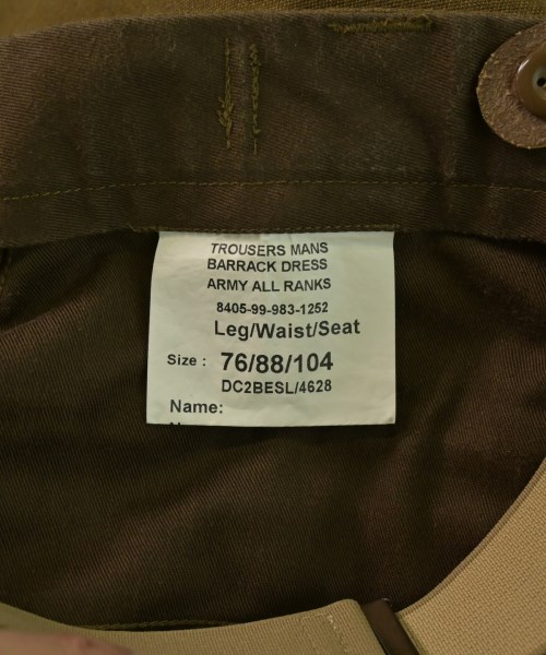 MILITARY（ミリタリー）スラックス 茶 サイズ:88(L位) メンズ/2200659768049
