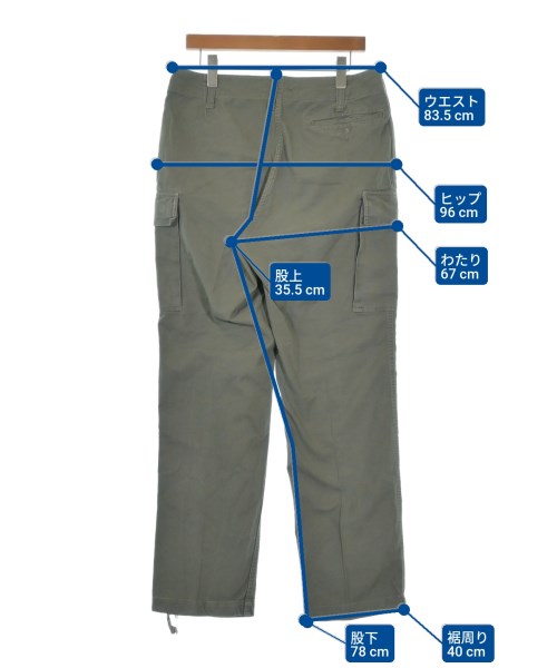 MILITARY（ミリタリー）カーゴパンツ カーキ サイズ:-(S位) メンズ/2200645274073