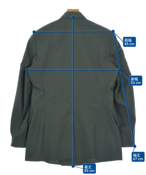 MILITARY（ミリタリー）カジュアルジャケット 緑 サイズ:41(M位) メンズ/2200646175034