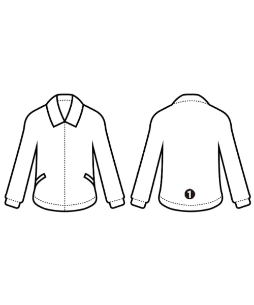 MILITARY（ミリタリー）カバーオール 白 サイズ:48(L位) メンズ/2200646002019