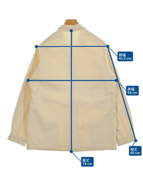 MILITARY（ミリタリー）カバーオール 白 サイズ:48(L位) メンズ/2200646002019