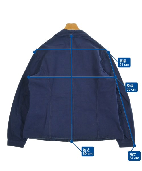MILITARY（ミリタリー）カバーオール 青 サイズ:-(XL位) メンズ/2200646002026