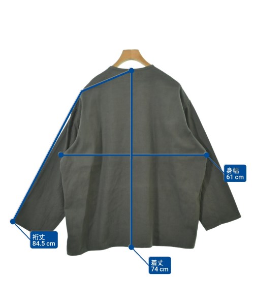 MILITARY（ミリタリー）カジュアルシャツ グレー サイズ:-(XL位) メンズ/2200652750201