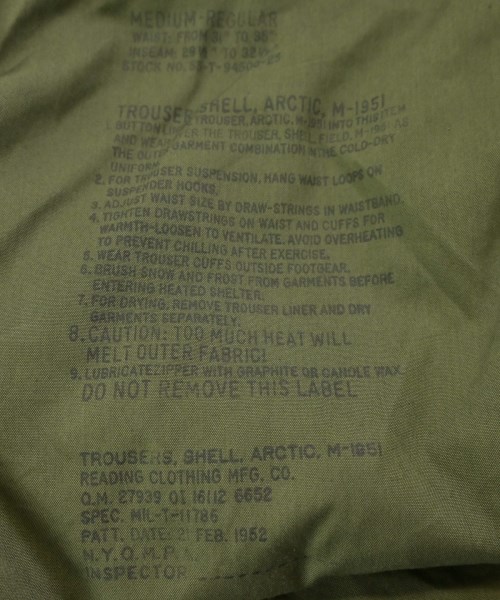 MILITARY（ミリタリー）カーゴパンツ カーキ サイズ:M メンズ/2200665036040