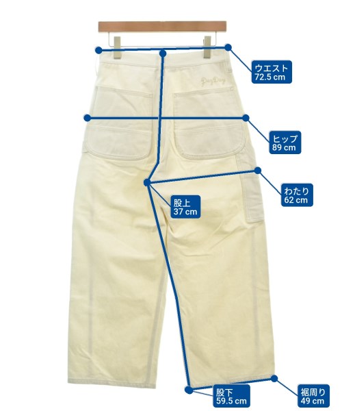 PAYDAY（ペイデイ）デニムパンツ 白 サイズ:S レディース/2200612136076