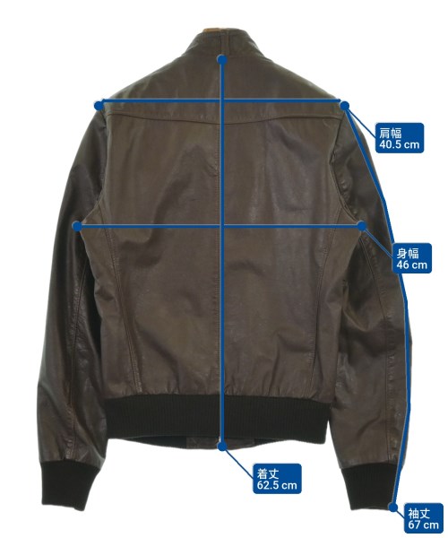 SEARS（シアーズ）ライダース 茶 サイズ:36(XS位) メンズ/2200612368019