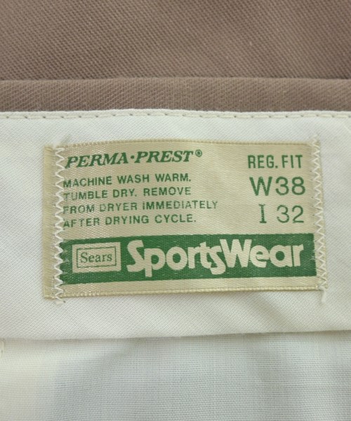 SEARS（シアーズ）スラックス 茶 サイズ:38(XXL位) メンズ/2200646936017