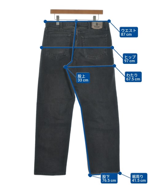 Wrangler（ラングラー）デニムパンツ 黒 サイズ:34(XL位) メンズ/2200641037115