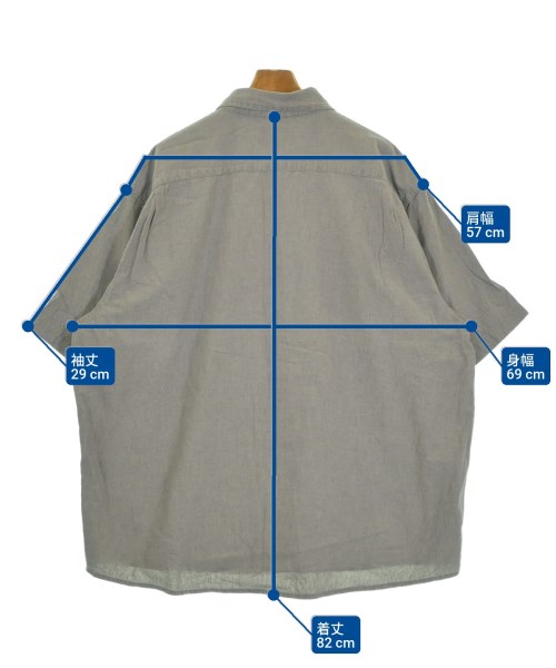 Wrangler（ラングラー）カジュアルシャツ グレー サイズ:3XL メンズ/2200641037146