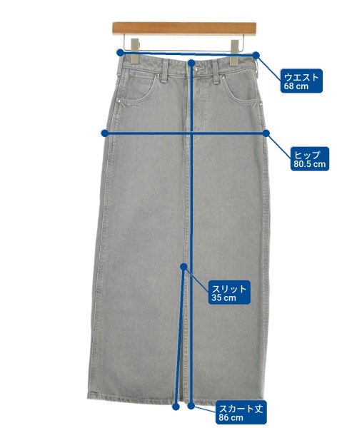 Wrangler（ラングラー）ロング・マキシ丈スカート グレー サイズ:S レディース/2200670304059