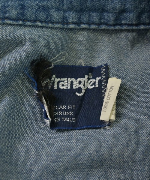 Wrangler（ラングラー）カジュアルシャツ 青 サイズ:15 1/2(M位) メンズ/2200636042025