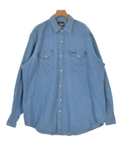 Wrangler(ラングラー)カジュアルシャツ 青 サイズ:2XL(XXL位)/2200651859011