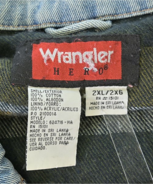 Wrangler（ラングラー）デニムジャケット 青 サイズ:-(XXL位) メンズ/2200725487010