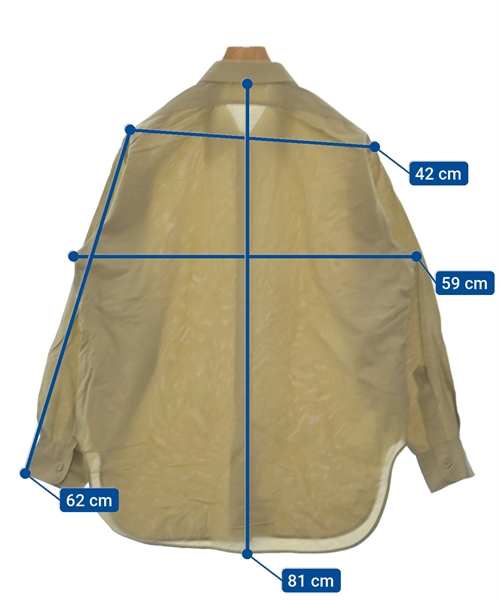 -（ソノタ）カジュアルシャツ ベージュ サイズ:42(L位) メンズ/2200342583676