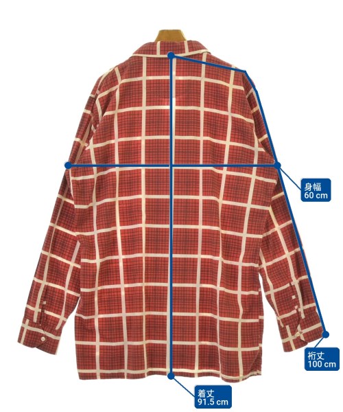 -（ソノタ）カジュアルシャツ 赤 サイズ:-(XL位) メンズ/2200680873071