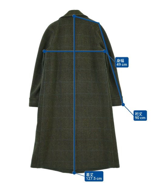 -（ソノタ）ステンカラーコート 緑 サイズ:F メンズ/2200658695018