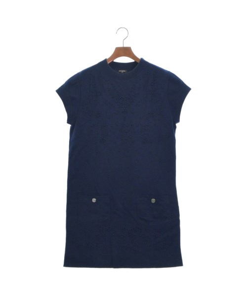 CHANEL(シャネル)ワンピース 紺 サイズ:34(XS位)/2200346907027