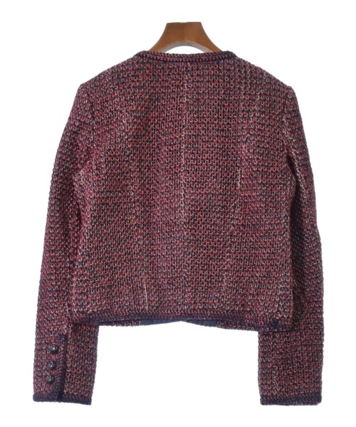 CHANEL（シャネル）ノーカラージャケット 赤 サイズ:36(XS位) レディース/2200374753030