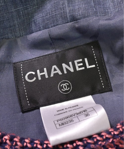 CHANEL（シャネル）ノーカラージャケット 赤 サイズ:36(XS位) レディース/2200374753030