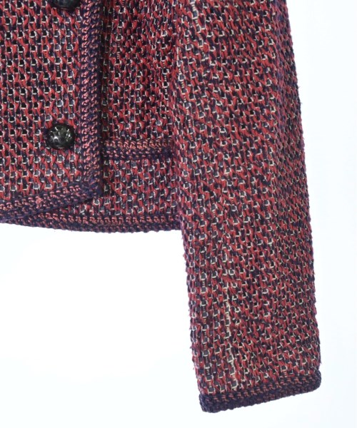 CHANEL（シャネル）ノーカラージャケット 赤 サイズ:36(XS位) レディース/2200374753030