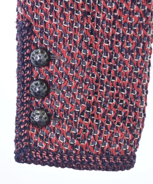 CHANEL（シャネル）ノーカラージャケット 赤 サイズ:36(XS位) レディース/2200374753030