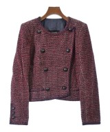 CHANEL（シャネル）ノーカラージャケット 赤 サイズ:36(XS位) レディース/2200374753030