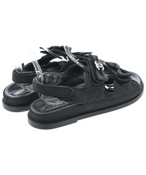 CHANEL（シャネル）サンダル 黒 サイズ:EU40(26.5cm位) レディース/2200448186030