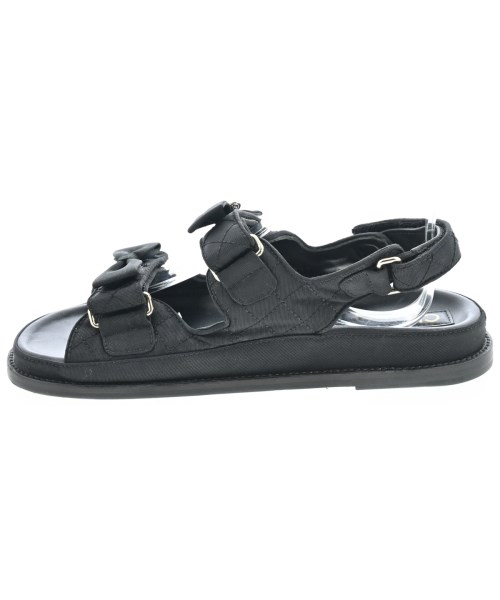 CHANEL（シャネル）サンダル 黒 サイズ:EU40(26.5cm位) レディース/2200448186030