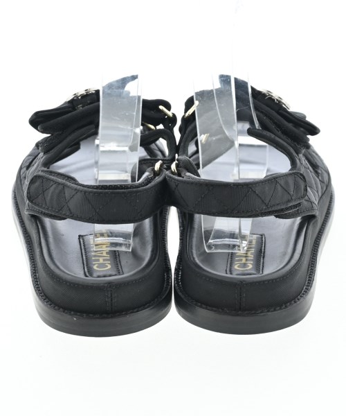 CHANEL（シャネル）サンダル 黒 サイズ:EU40(26.5cm位) レディース/2200448186030