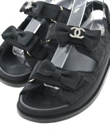 CHANEL（シャネル）サンダル 黒 サイズ:EU40(26.5cm位) レディース/2200448186030