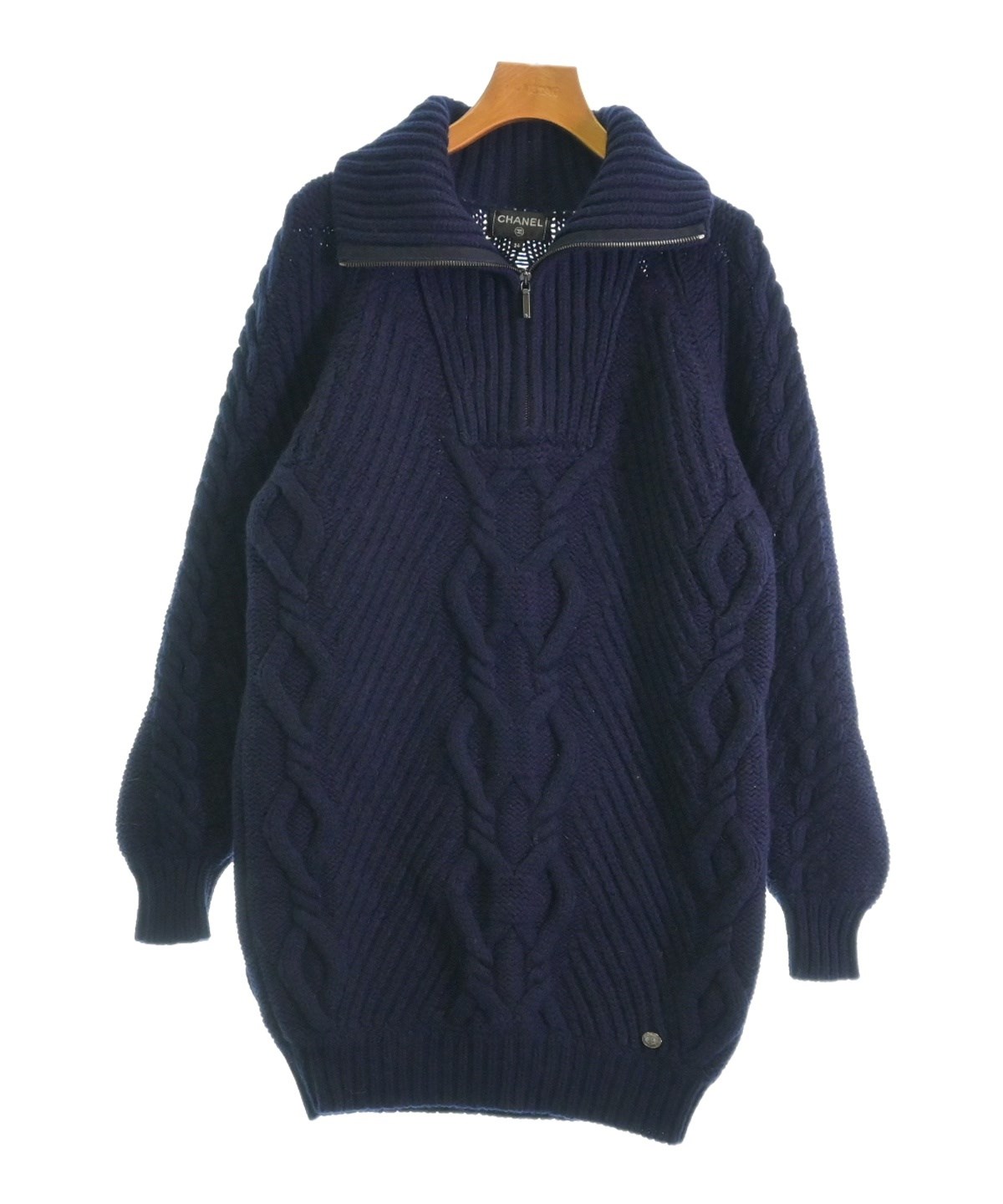 CHANEL（シャネル）ニット・セーター 紺 サイズ:34(XS位) レディース