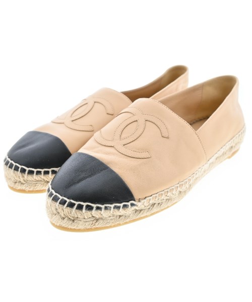 Chanel espadrilles beige discount