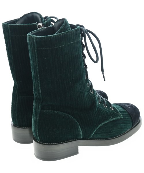 CHANEL（シャネル）ブーツ 緑 サイズ:EU37(23.5cm位) レディース/2200634767258