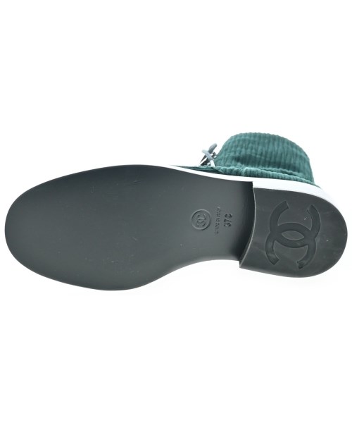 CHANEL（シャネル）ブーツ 緑 サイズ:EU37(23.5cm位) レディース/2200634767258