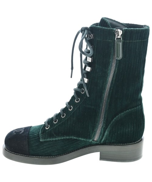 CHANEL（シャネル）ブーツ 緑 サイズ:EU37(23.5cm位) レディース/2200634767258