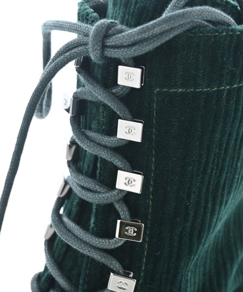 CHANEL（シャネル）ブーツ 緑 サイズ:EU37(23.5cm位) レディース/2200634767258