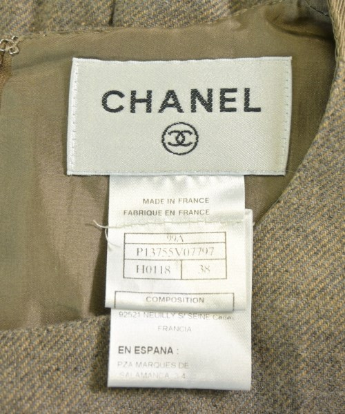 CHANEL（シャネル）ワンピース ベージュ サイズ:38(S位) レディース/2200620296397