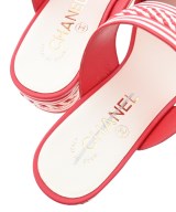 CHANEL（シャネル）サンダル 赤 サイズ:EU38(24.5cm位) レディース/2200635502025