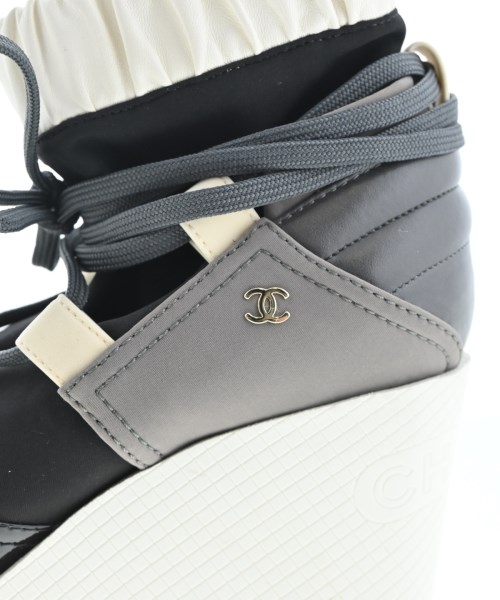 CHANEL（シャネル）ブーツ 黒 サイズ:EU37 1/2(24cm位) レディース/2200635818447