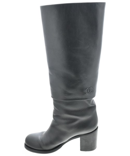 CHANEL（シャネル）ブーツ 黒 サイズ:EU37(23.5cm位) レディース/2200635876041