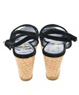 CHANEL（シャネル）サンダル 黒 サイズ:EU35 1/2(22cm位) レディース/2200612995062