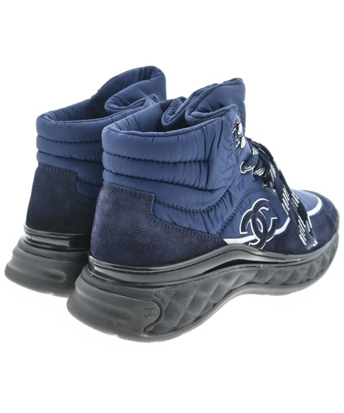 CHANEL（シャネル）スニーカー 紺 サイズ:EU38(24.5cm位) レディース/2200636311039
