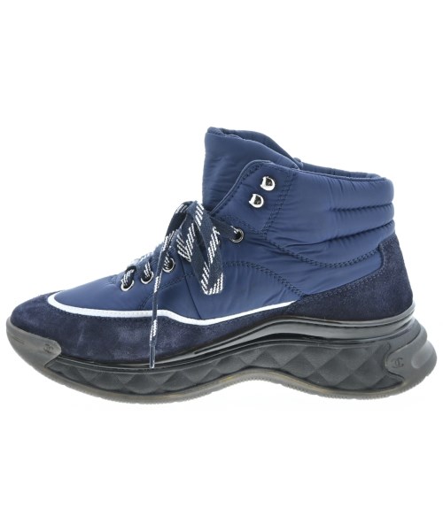 CHANEL（シャネル）スニーカー 紺 サイズ:EU38(24.5cm位) レディース/2200636311039