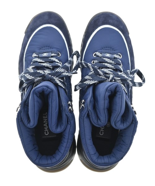 CHANEL（シャネル）スニーカー 紺 サイズ:EU38(24.5cm位) レディース/2200636311039